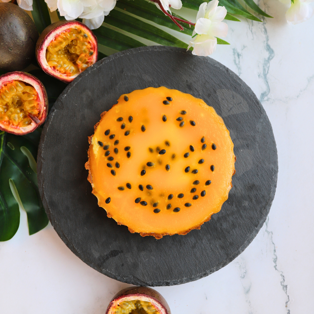 Low-Carb Maracuja-Eis-Tartes