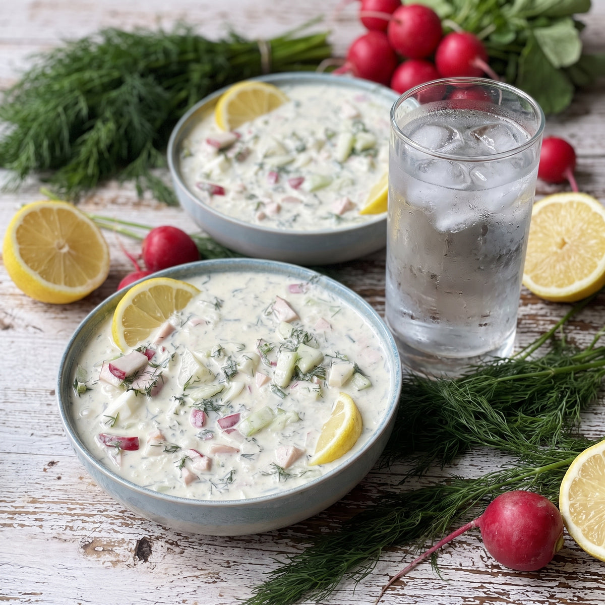 Low-Carb Okroschka mit Sellerie