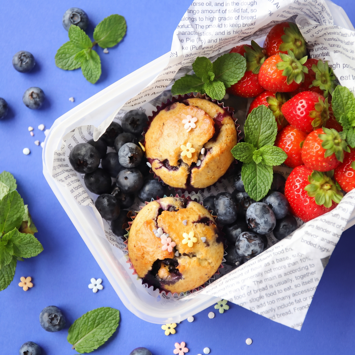 Low-Carb & Keto Heidelbeer-Muffins