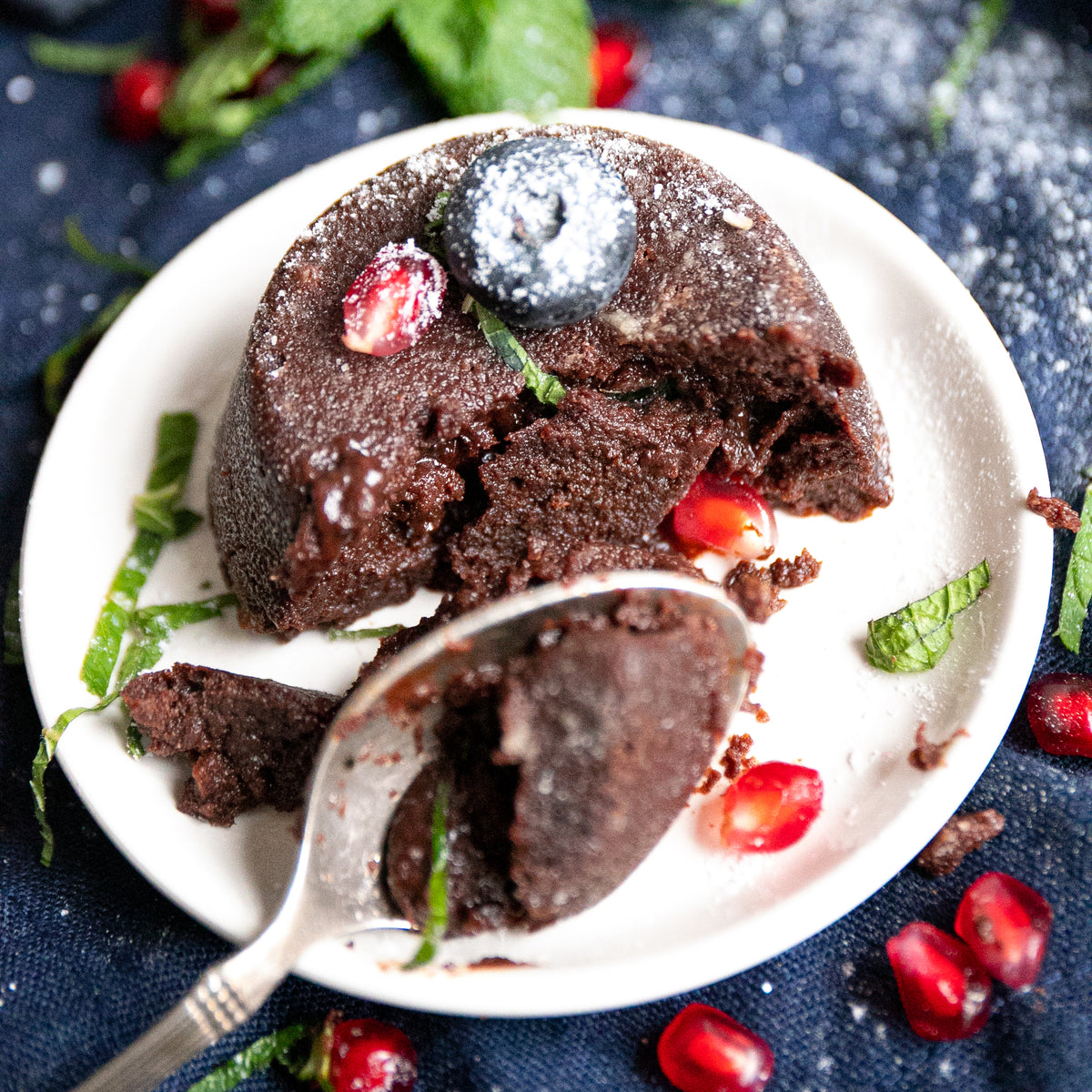 Keto Schoko-Lava-Cake ohne Zucker