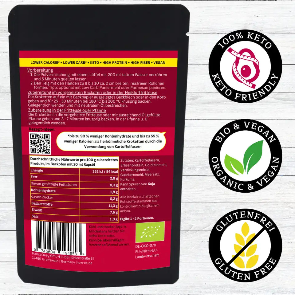 Lower-Carb* Kroketten Mix | Bio