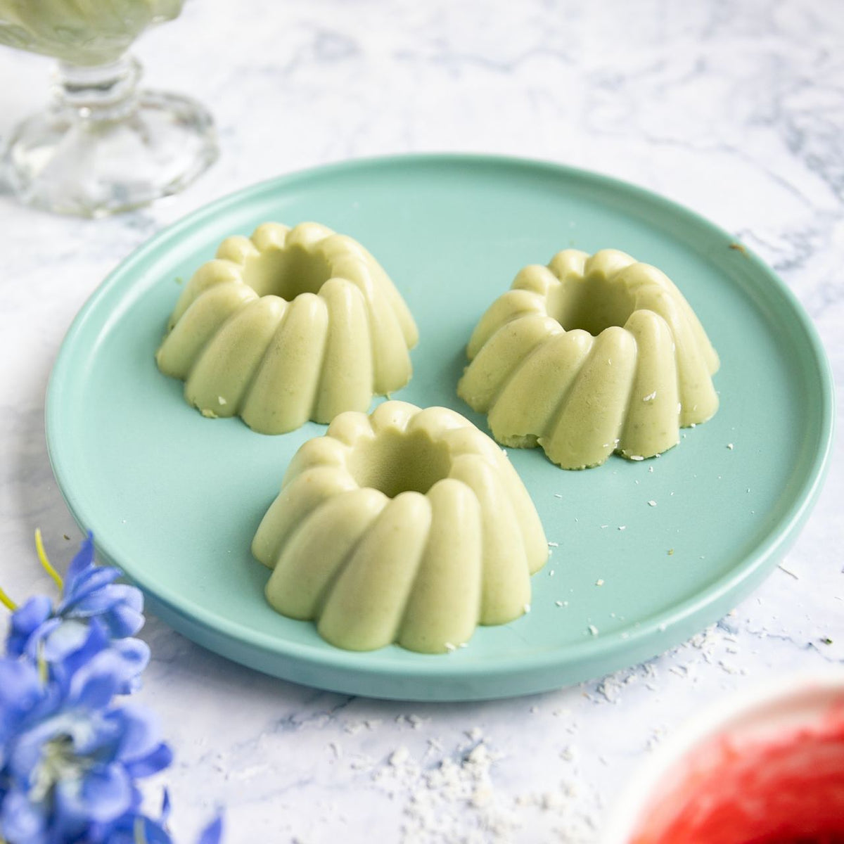 Low-Carb Pistazien-Panna-Cotta