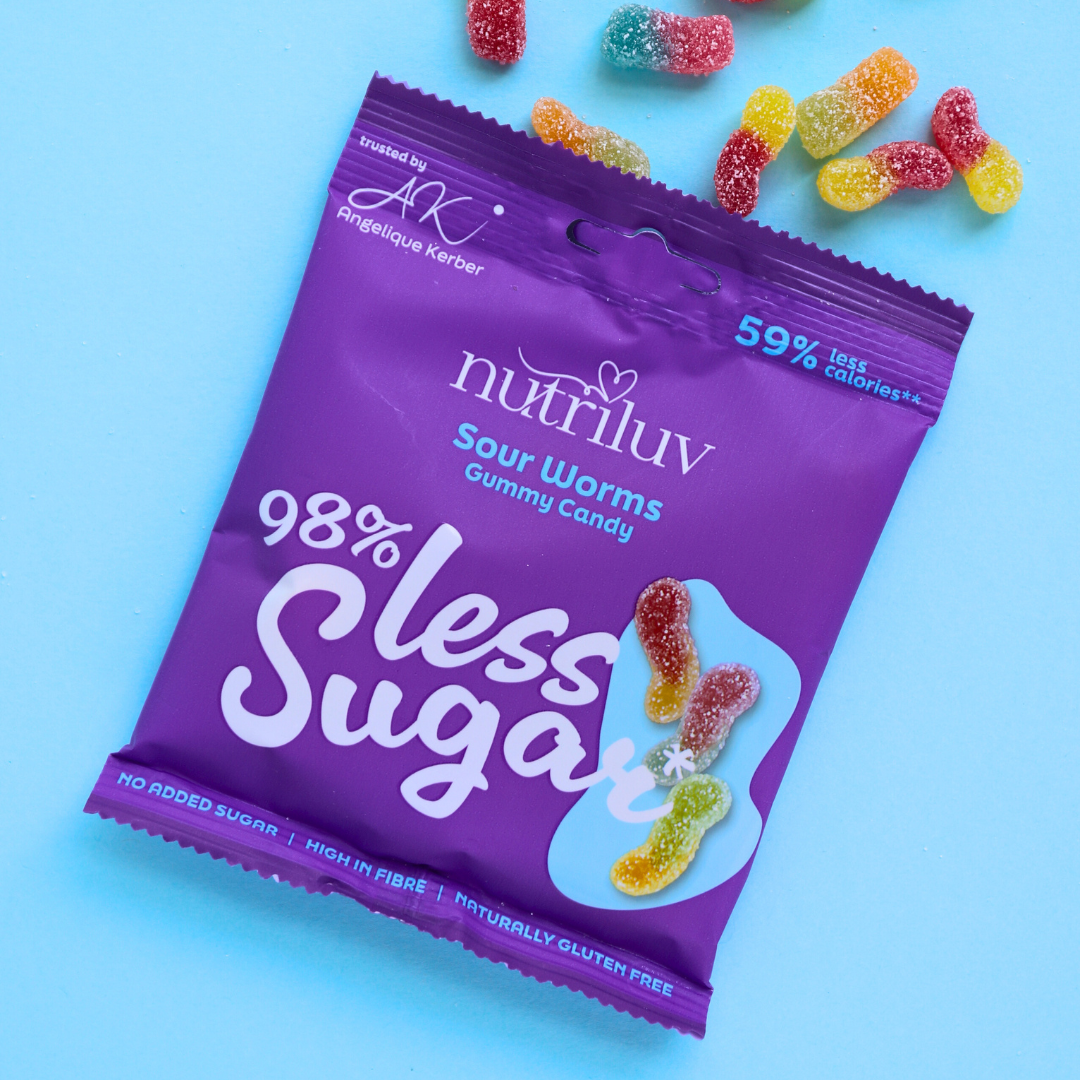 Less Sugar - Saure Würmer | 50g