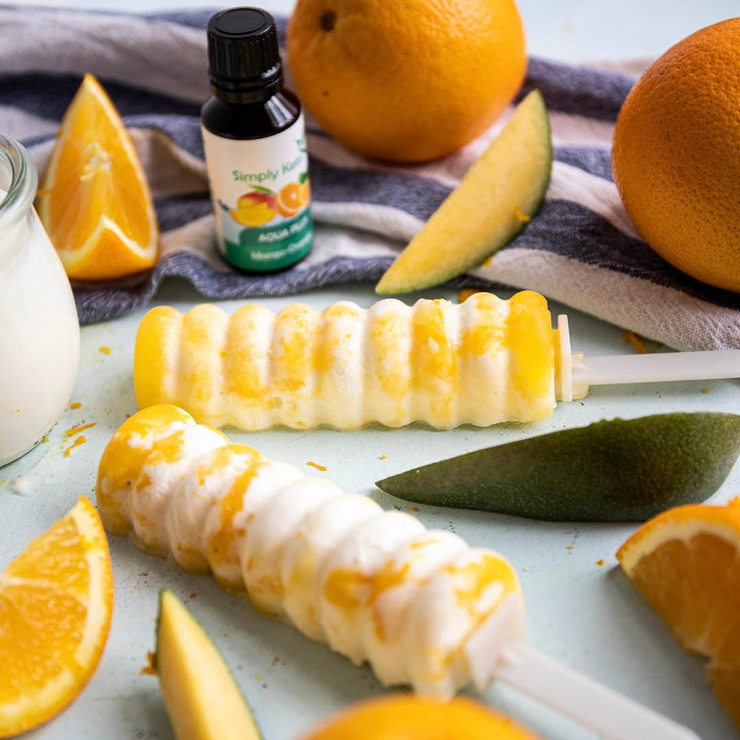 Low-Carb & Keto Orangen-Joghurteis
