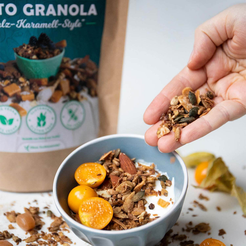 Salz-Karamell-Style-Granola 500 g