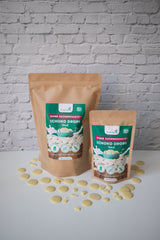 Weiße Schoko Drops 750 g | Erythrit | Vorteilspack