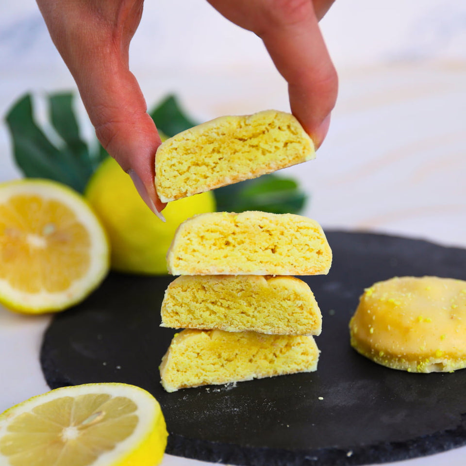 Lemon Cake Frosted Protein Cookies | 8er Pack