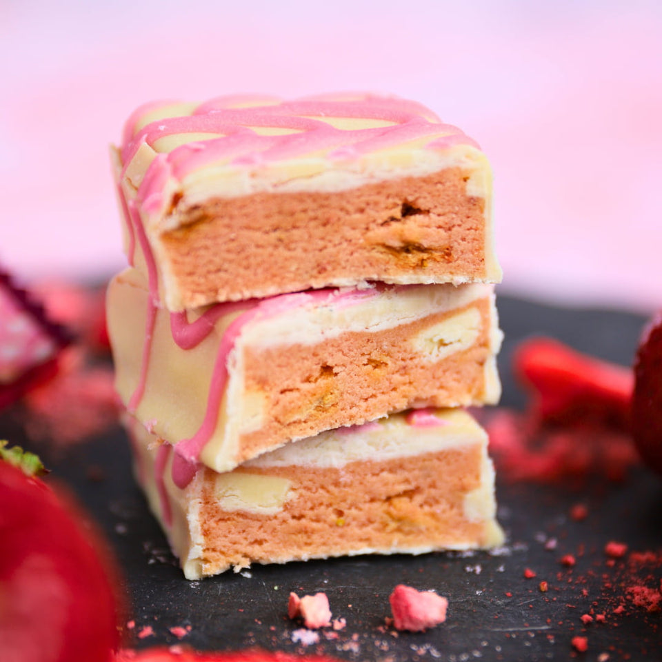 Strawberry Shortcake Proteinriegel | Maxipack mit 12 Stück