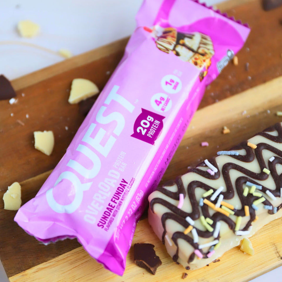 Sundae Funday Overload Quest Proteinriegel | Maxipack mit 12 Stück