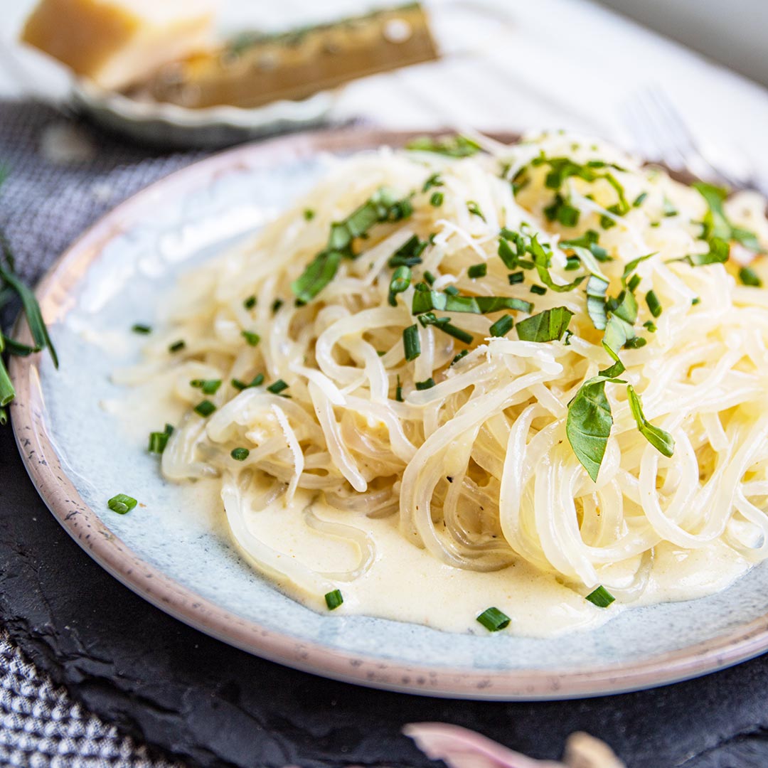 Low-Carb & Keto Pasta Alfredo
