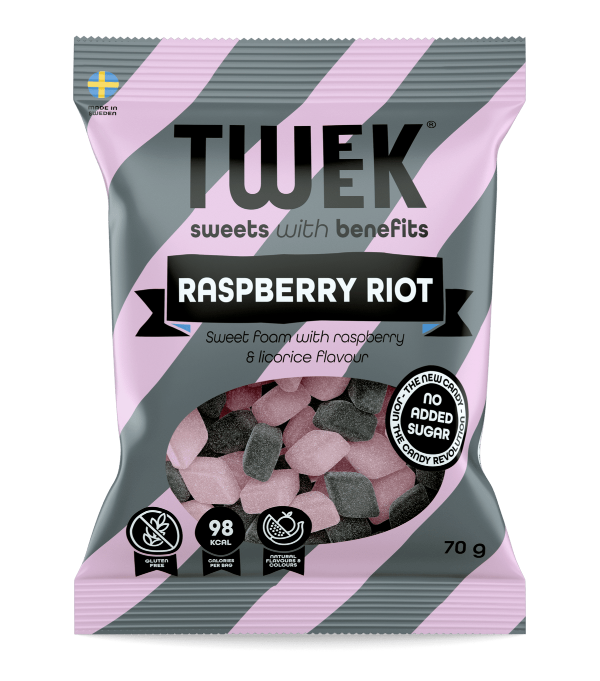 Lower-Carb* Schaum-Gummis | RASPBERRY RIOT