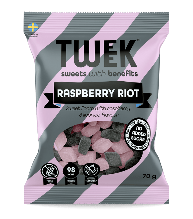 Lower-Carb* Schaum-Gummis | RASPBERRY RIOT
