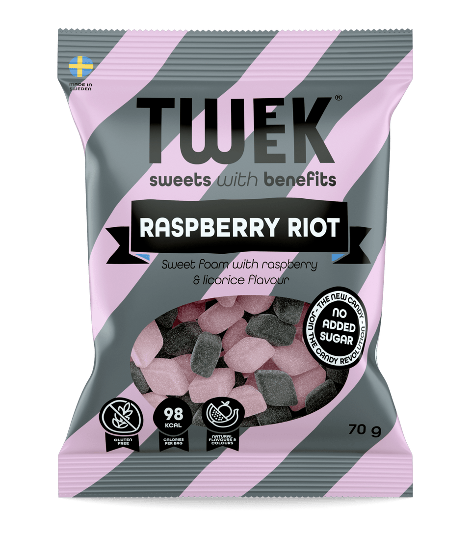 Lower-Carb* Schaum-Gummis | RASPBERRY RIOT