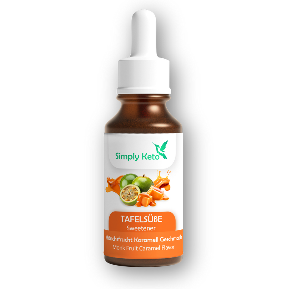 Mönchsfrucht + KARAMELL - flüssige Tafelsüße ohne Zucker | 50ml