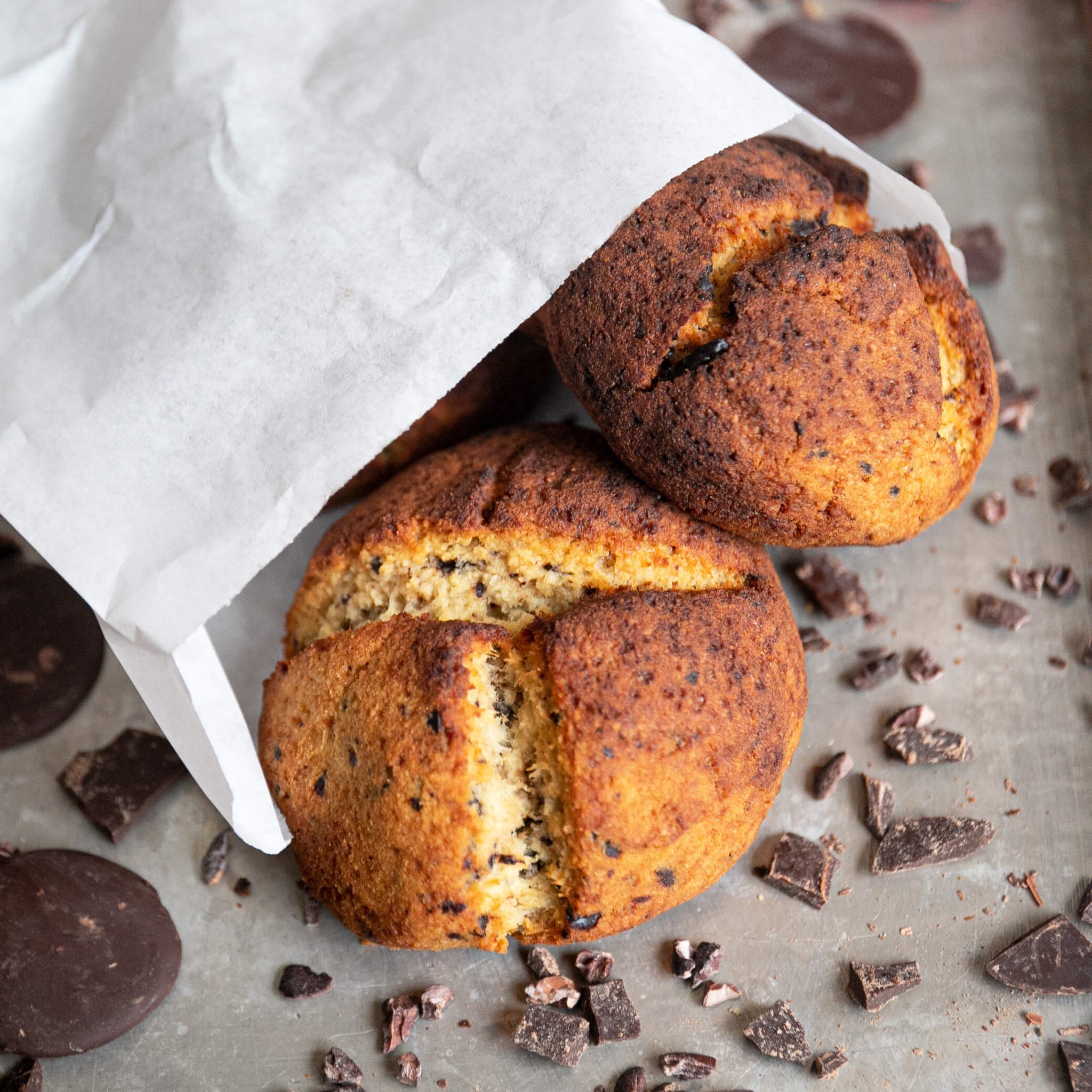 Low-Carb & Keto Schokobrötchen