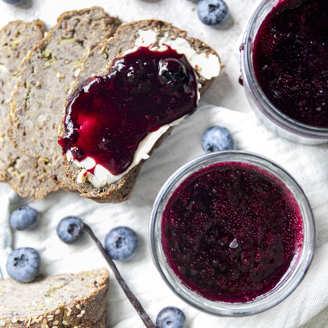 Low-Carb Blaubeermarmelade