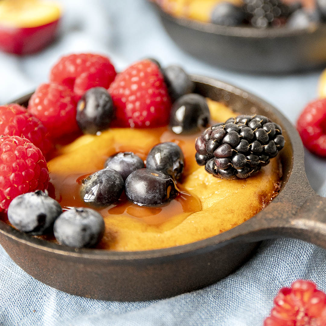 Low-Carb & Keto Süßspeise aus dem Ofen "Dutch Baby"