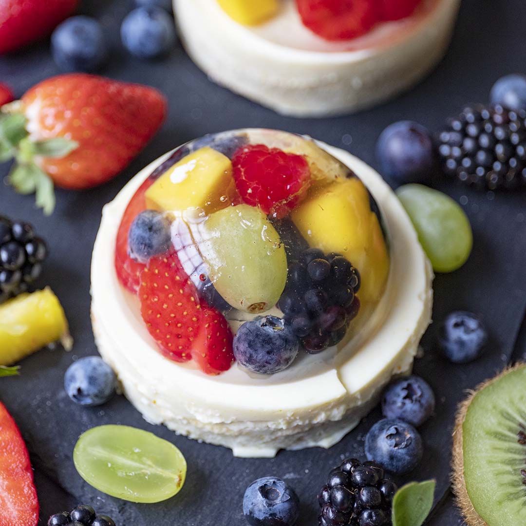 Low-Carb Frucht-Kuppel-Törtchen