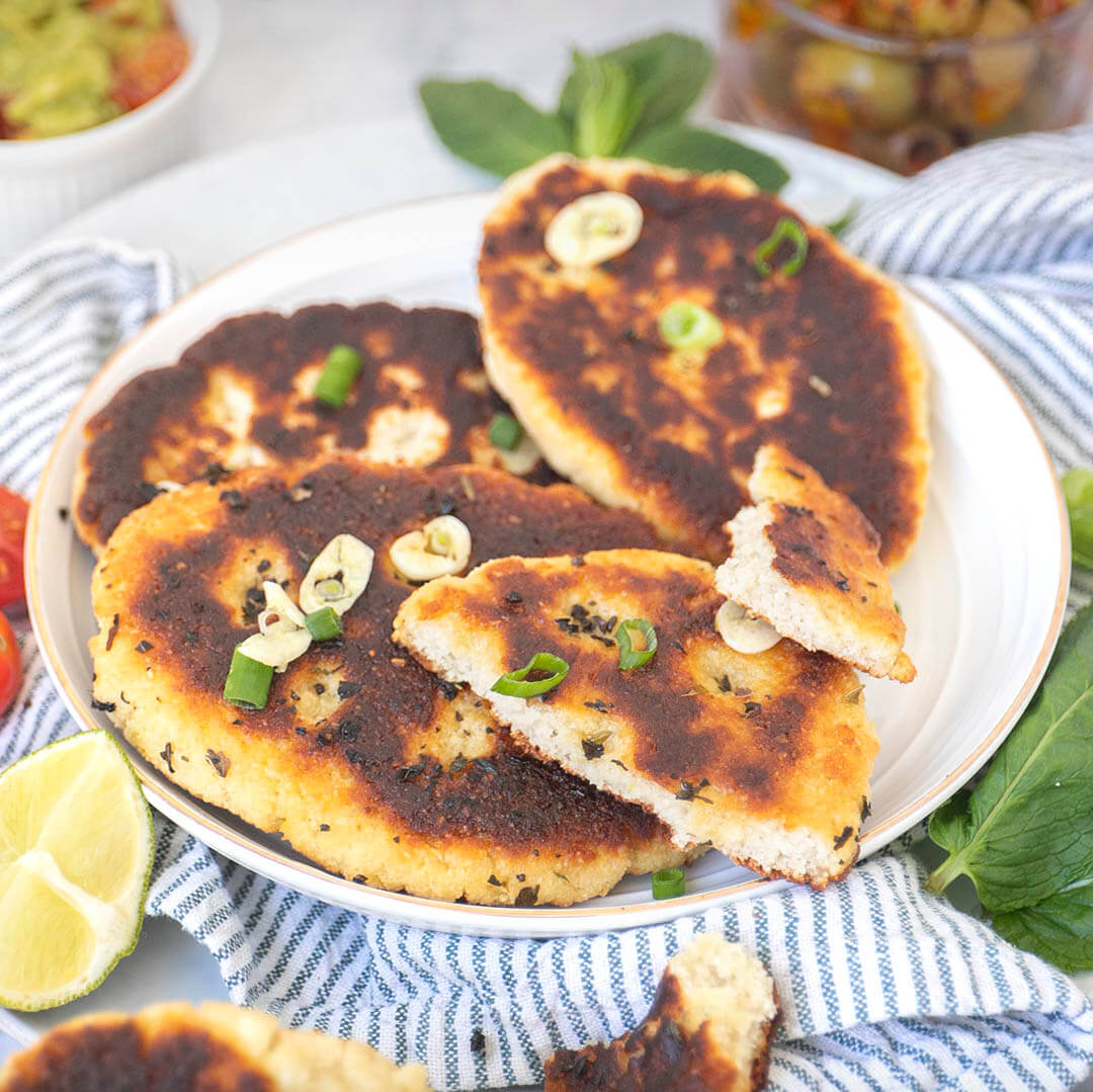 Low-Carb & Keto Naan-Brot