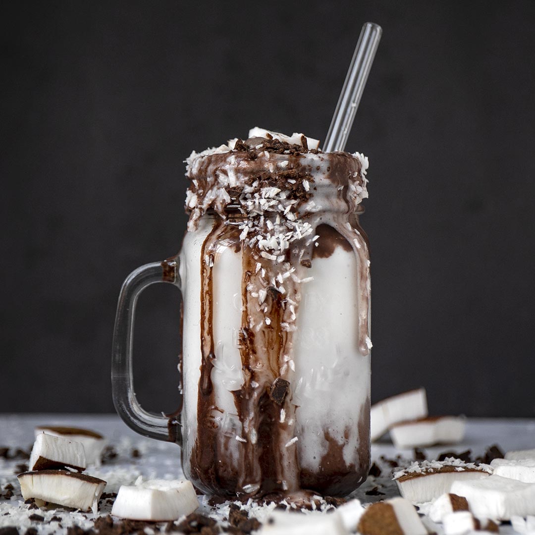 Veganer Low-Carb Pounty Shake