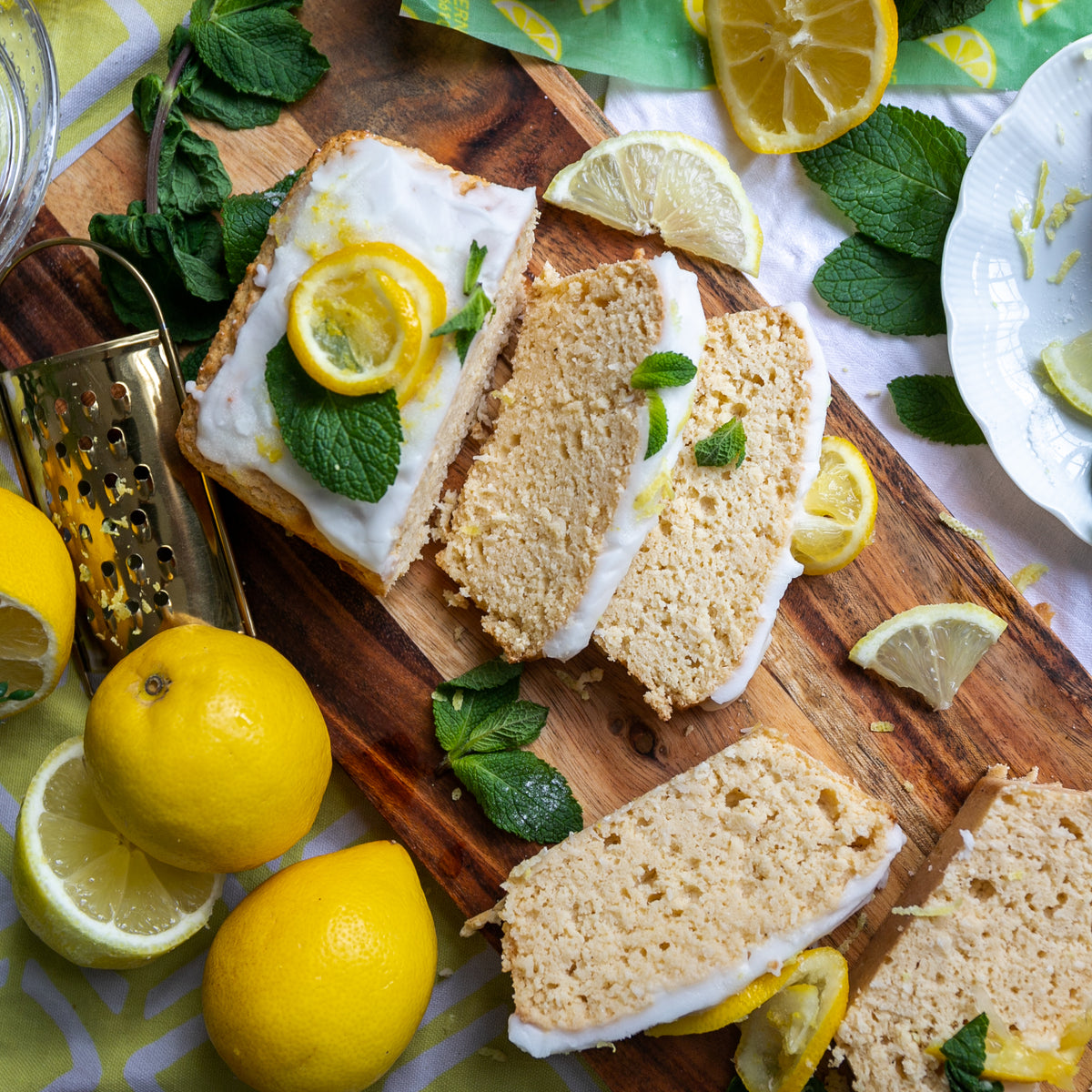 Low-Carb & Keto Zitronenkuchen