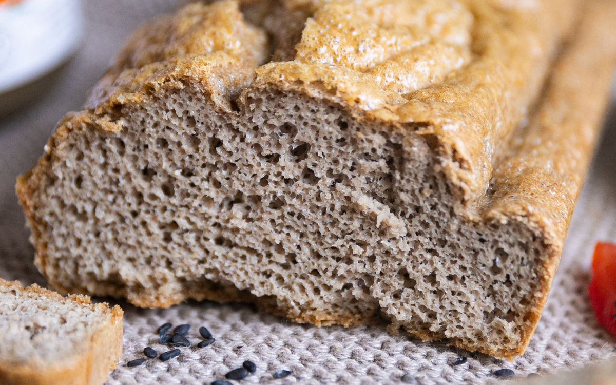 3 Zutaten Keto Brot