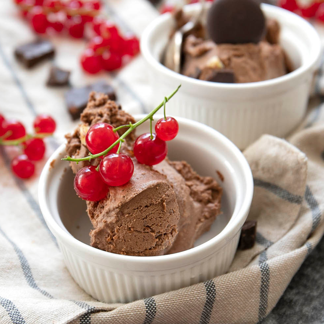 Himmlisches Low-Carb Schokoeis