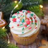 Cupcake mit Streuselmix Winter Love