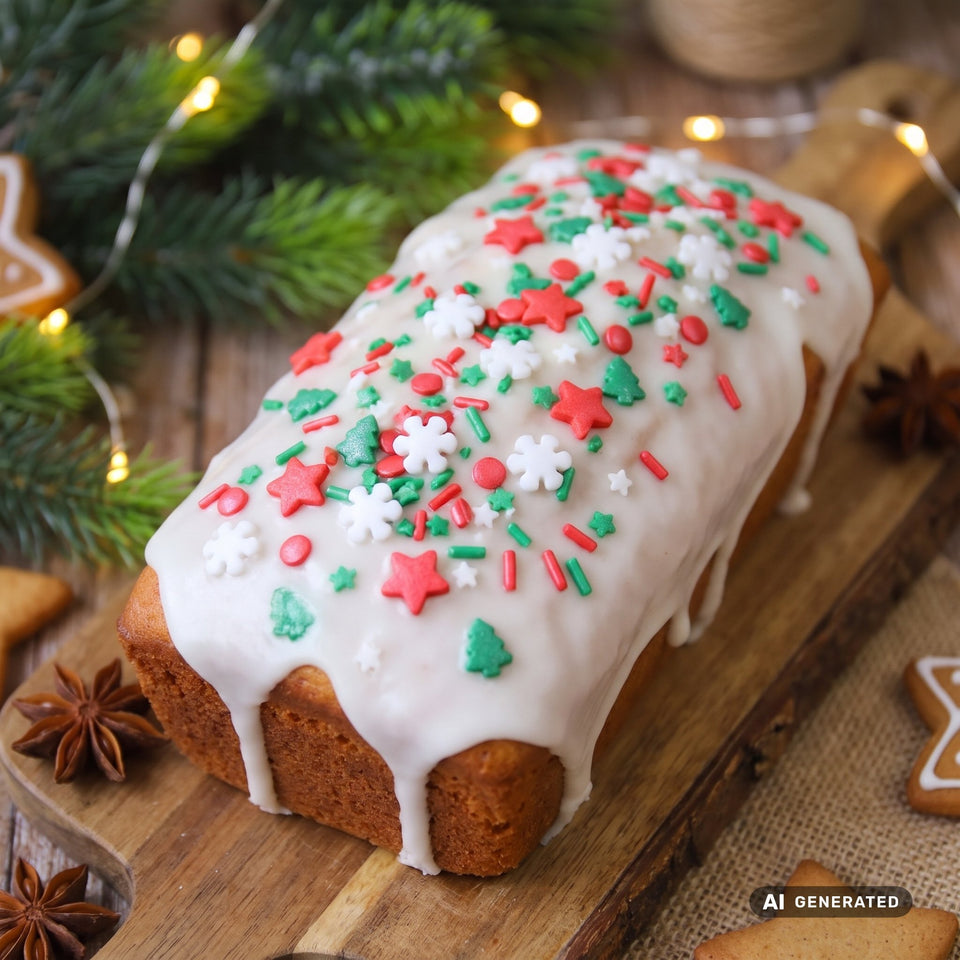 Kuchen mit Streuselmix Winter Love