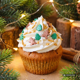 Cupcake mit Streuselmix Merry Gold