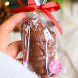 Schoko-Weihnachtsmann als Geschenk