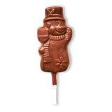 Lower-Carb* Schneemann-Schokoladenlolli | Vollmilch