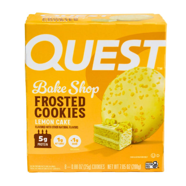 Lemon Cake Frosted Protein Cookies | 8er Pack