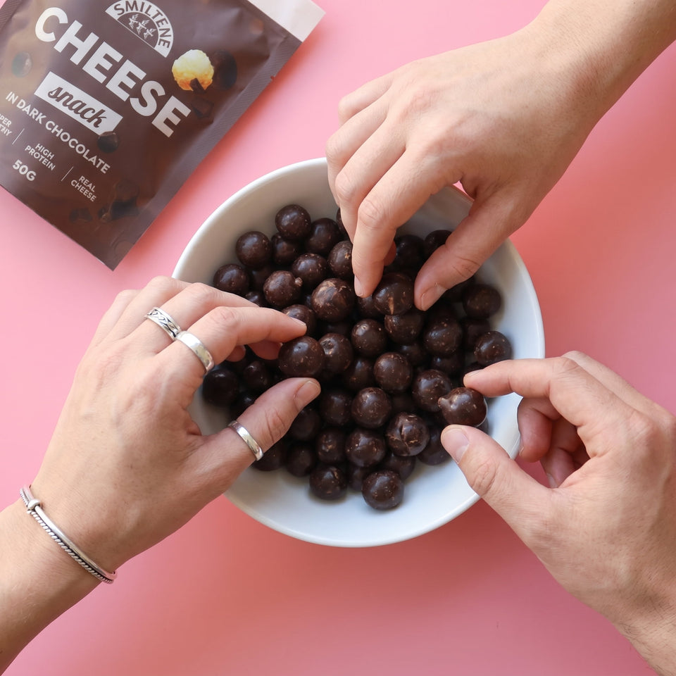 Gepuffter Schoko Snack ohne Zuckerzusatz