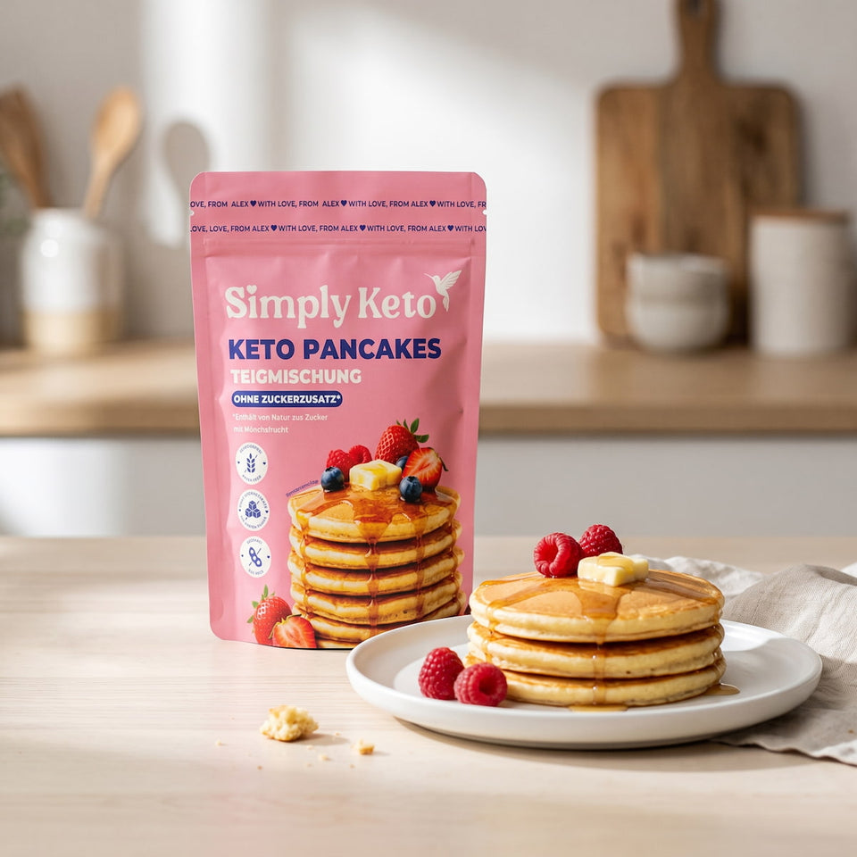 Keto Pancakes Mix mit Mönchsfrucht