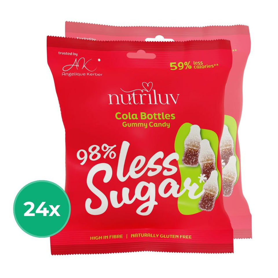 Less Sugar - Colaflaschen | Maxipack 24x50g
