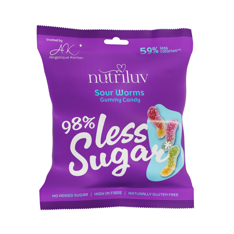 Less Sugar - Saure Würmer | 50g