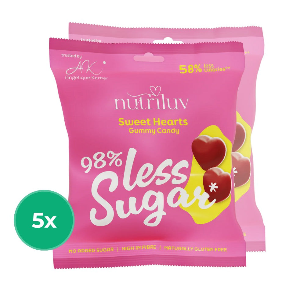 Less Sugar - Süße Herzen | 5x50g