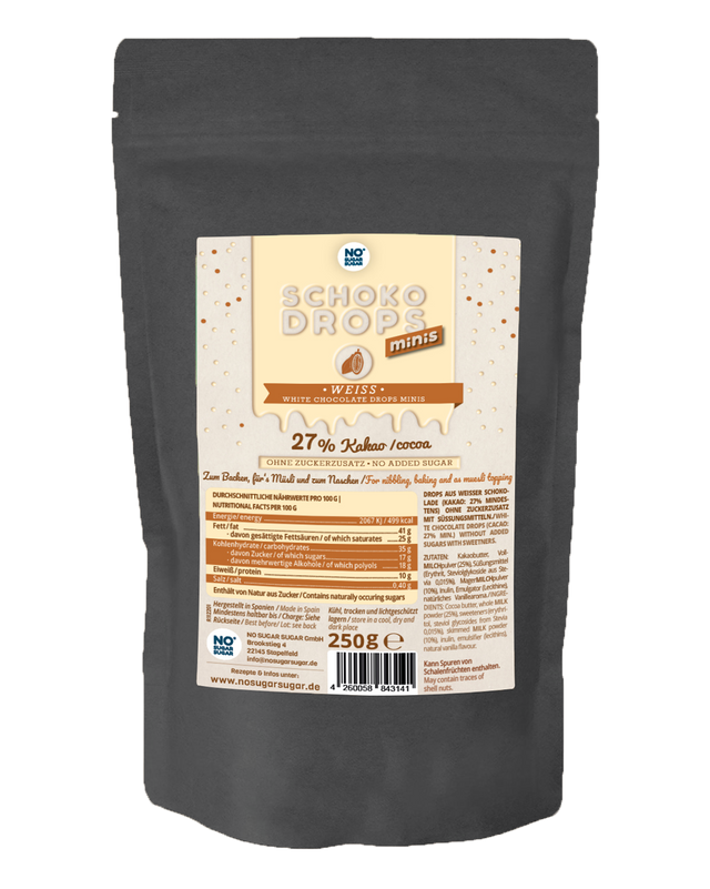 Schokodrops Minis Weiß 250 g