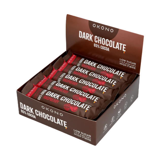 Dark Chocolate Raspberry Schokoriegel | 20er Maxipack
