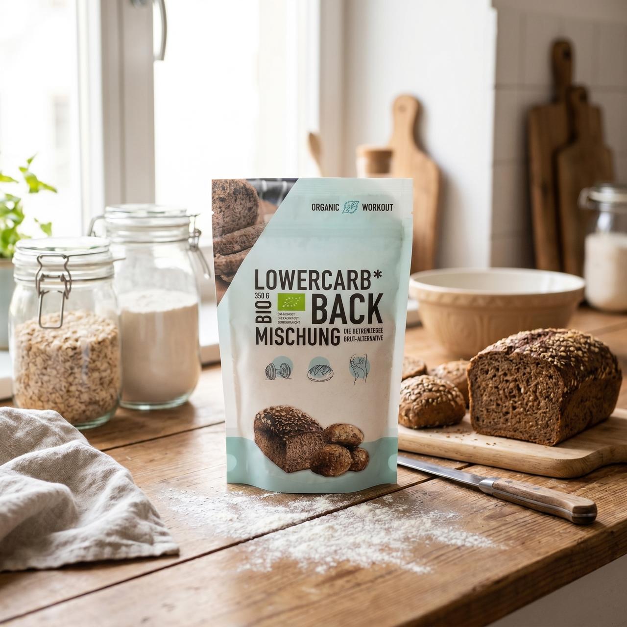 Lower-Carb* Brot Backmischung | Bio