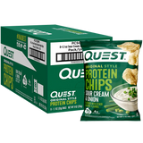 Sour Cream & Onion Protein Chips Original Style  | 8er Maxipack