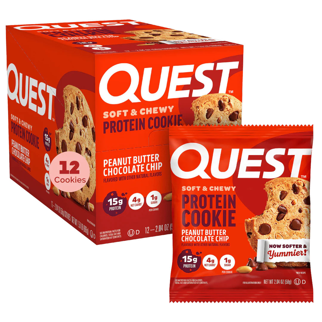 Peanut Butter Chocolate Chip Protein Cookie | Maxipack mit 12 Stück