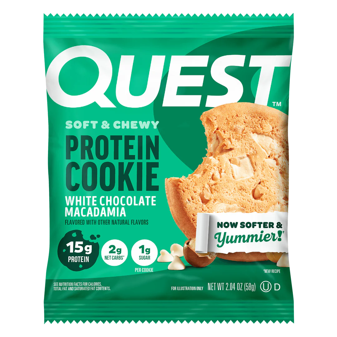 White Chocolate Macadamia Protein Cookie