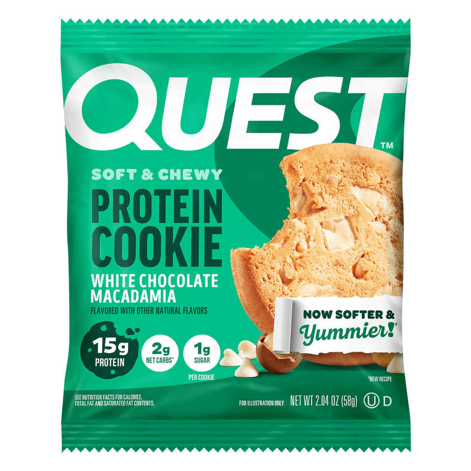 White Chocolate Macadamia Protein Cookie