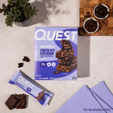 Chocolate Explosion Overload Quest Proteinriegel | Maxipack mit 12 Stück