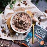 Lower-Carb* Haselnuss-Schokomousse