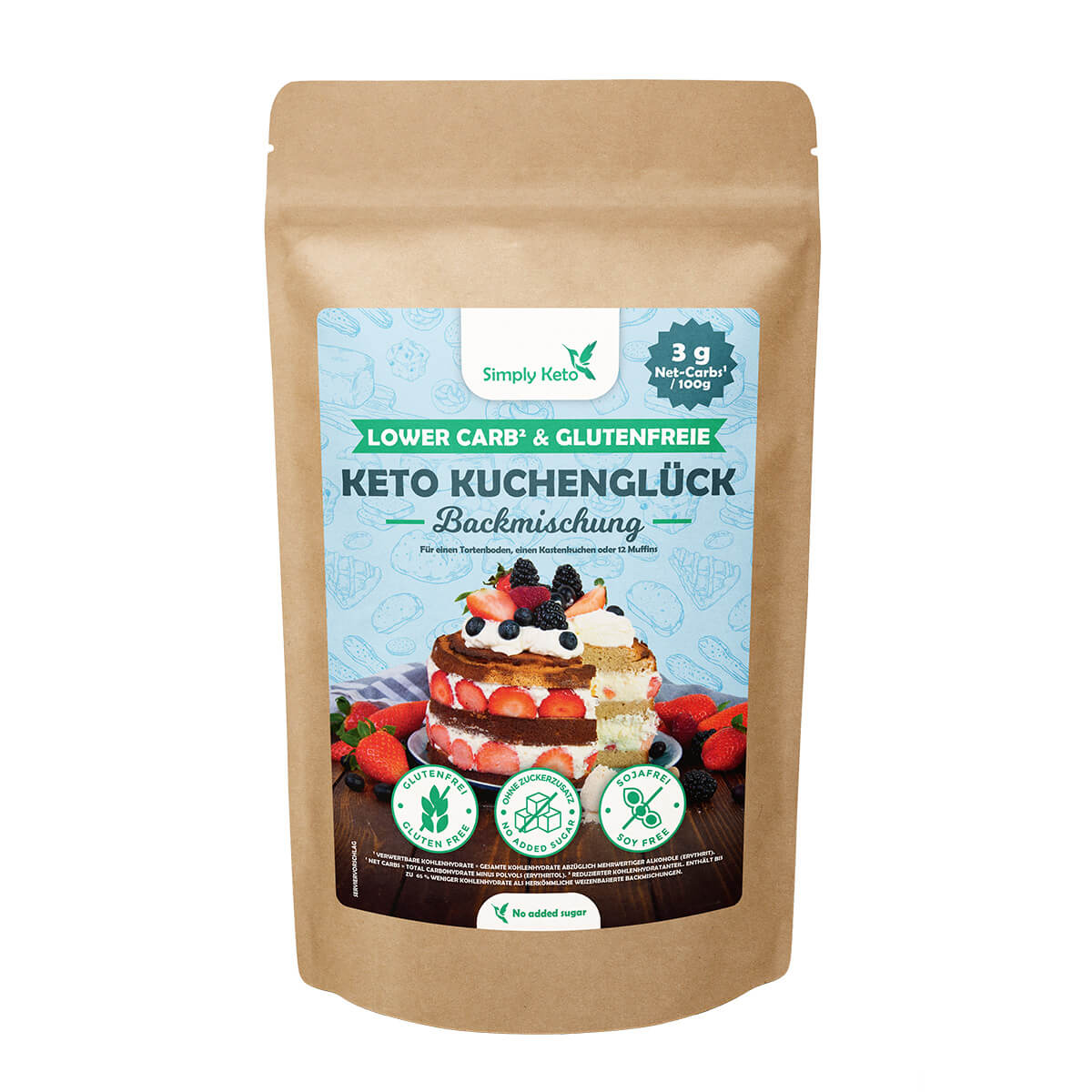 Keto Kuchenglück Backmischung 