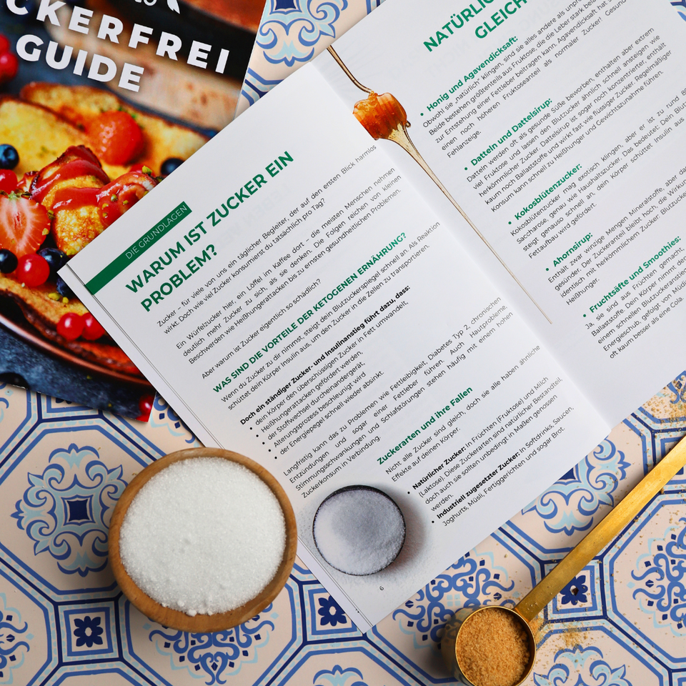 Zuckerfrei-Guide | Info- & Rezepte-Heft | Newsletter-Bonus