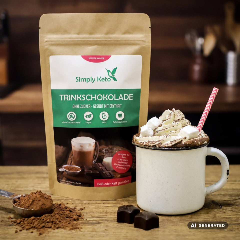 Trinkschokolade Erythrit 180 g